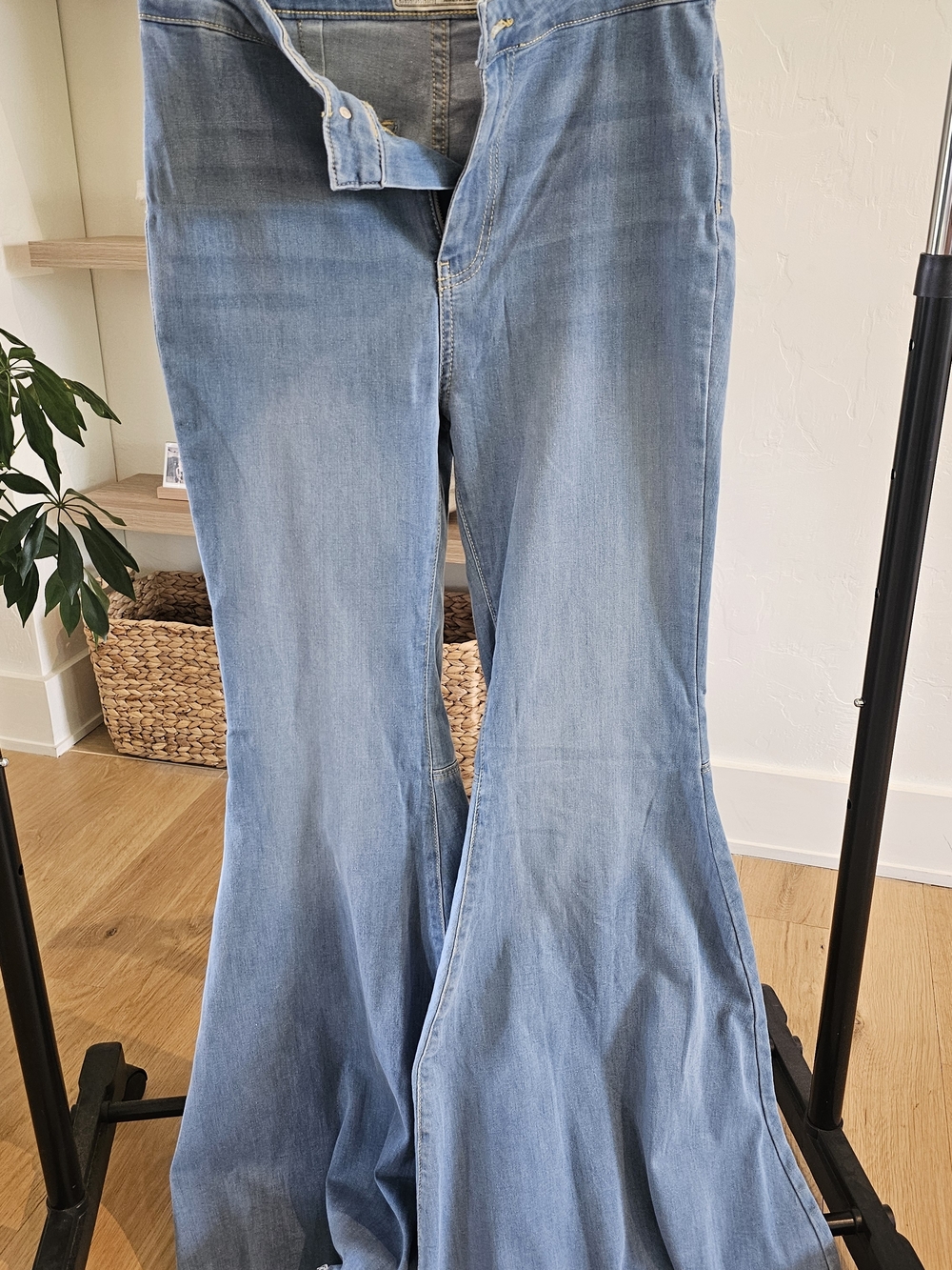 Light Blue Women's Flare Jeans